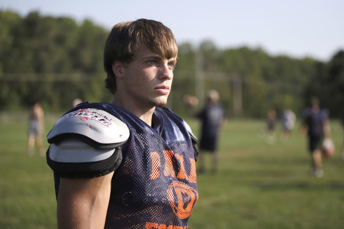 Like a rock: Lane Perry is the bedrock of Pana's offense and defense